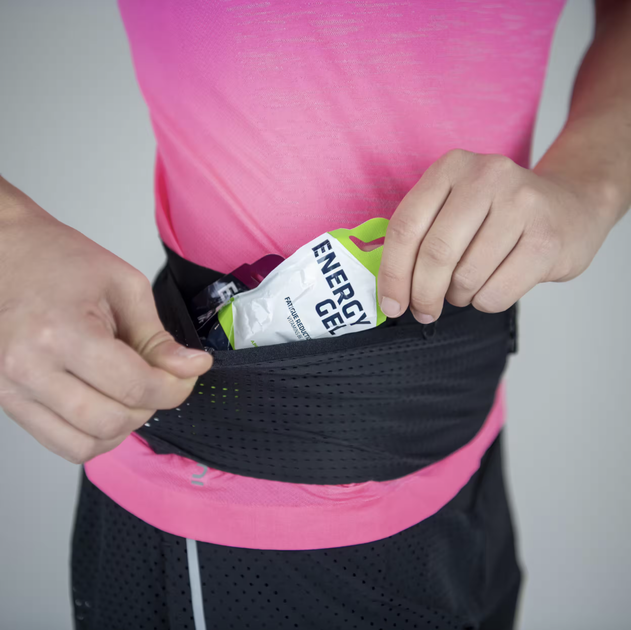 Спортивна Сумка Ремінь для Soft Flasks 250 мл Kiprun Розмір S (Талія 92-97 см) для Біга, Фітнесу, Чорна - зображення 3