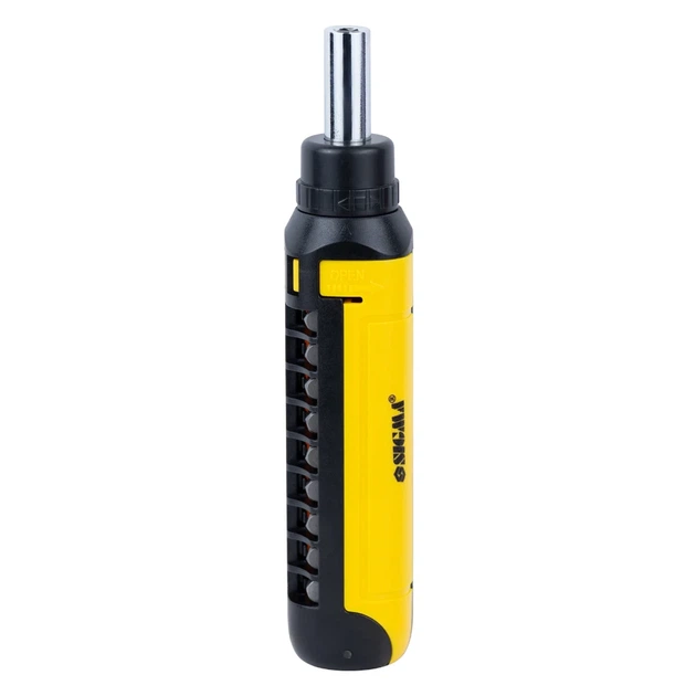 Отвёртка с реверсом 1/4" 14 шт CrV 14,3x25,2x3,4 см пластиковая - изображение 3
