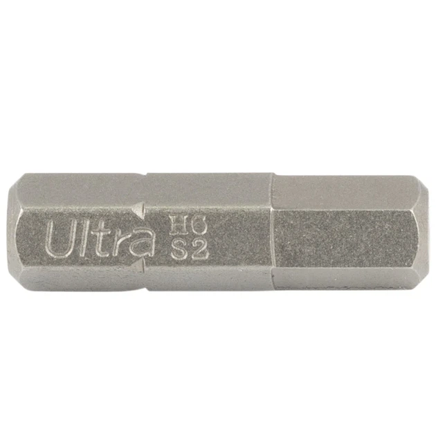 Біти HEX 6x25мм S2 10шт магнітні для шуруповерта ULTRA - зображення 3