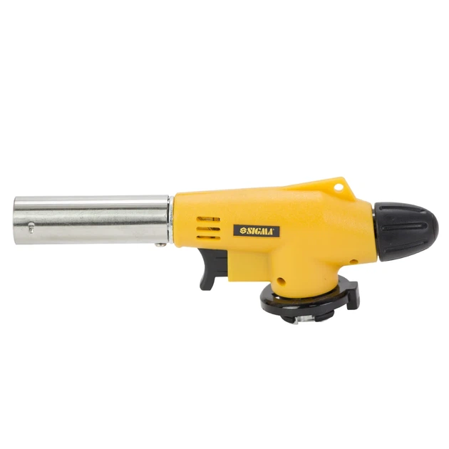 Газовая горелка с пьезоподжигом Sigma 2901401 пропан/бутан 13,5x20x4 см 0,193 кг - Фото 1 Газовая горелка с пьезоподжигом Sigma 2901401 пропан/бутан 13,5x20x4 см 0,193 кг - изображение 1