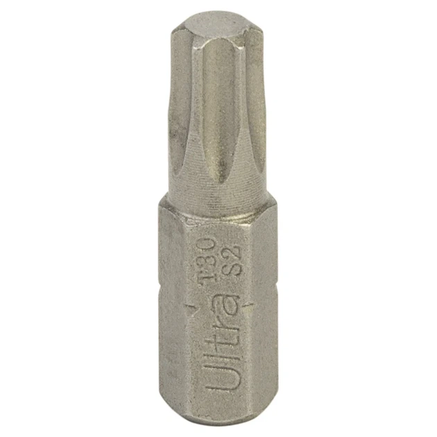 Биты TORX 30х25 мм ¼" S2 10 шт магнитные ULTRA - изображение 2