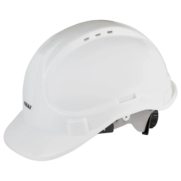 Каска строительная 8 точек крепления Sigma 21,5x29x21 см HDPE белая - изображение 2