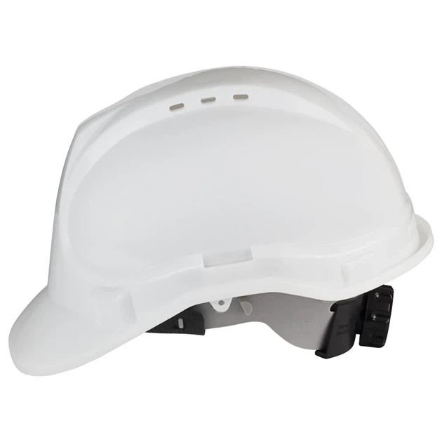 Каска строительная 8 точек крепления Sigma 21,5x29x21 см HDPE белая - изображение 3