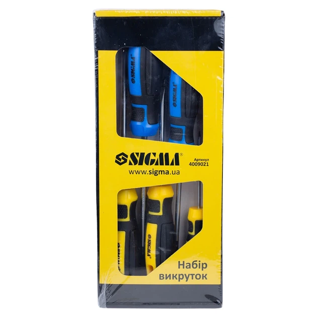 Набор отверток 5шт CrV 12,3х29х3,5 см Mega SIGMA - изображение 6