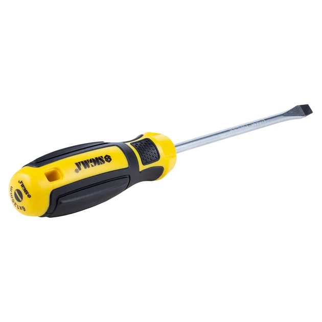 Отвертка шлицевая SL 6.0x125 мм CrV Пластик Магнитная - изображение 3