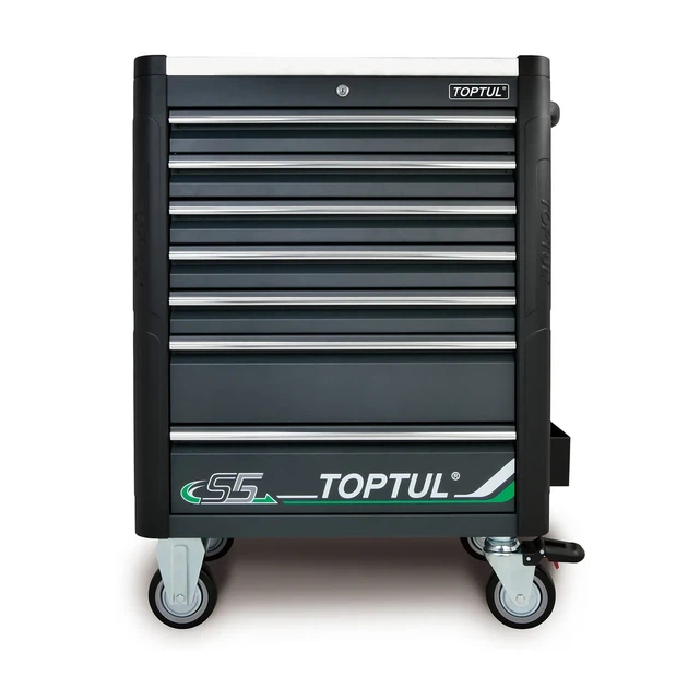 Тележка инструментальная Toptul TCAS0703 7 секций сталь серая - изображение 2