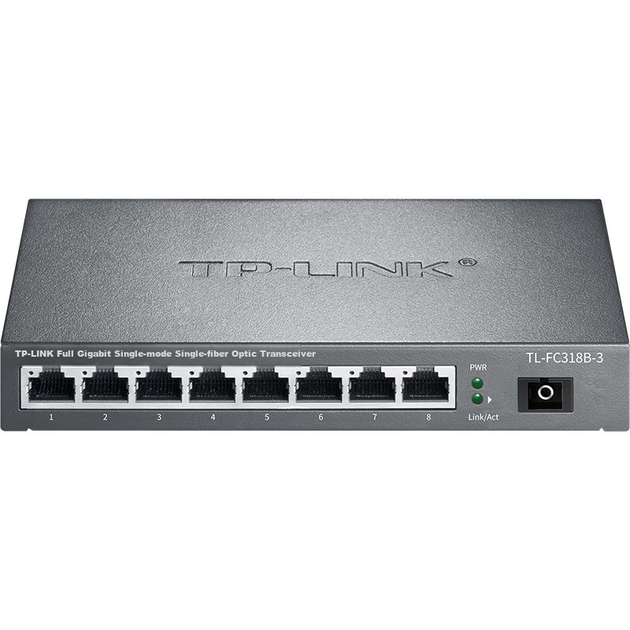 Медиаконвертер TP-LINK TL-FC318B 1SC+8GE WDM 1310/1550 нм - Фото 3 Медиаконвертер TP-LINK TL-FC318B 1SC+8GE WDM 1310/1550 нм - изображение 3