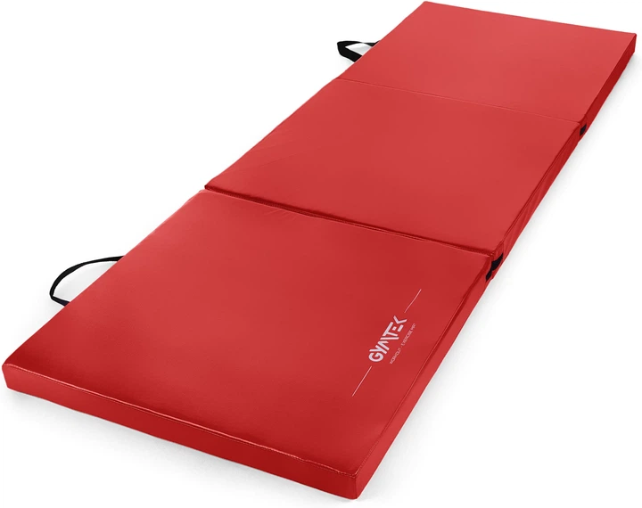Мат гімнастичний Gymtek Triple 180 x 60 x 5 см Червоний (5907766668619) - Фото 1 Мат гімнастичний Gymtek Triple 180 x 60 x 5 см Червоний (5907766668619) - зображення 1