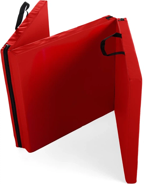 Мат гімнастичний Gymtek Triple 180 x 60 x 5 см Червоний (5907766668619) - Фото 4 Мат гімнастичний Gymtek Triple 180 x 60 x 5 см Червоний (5907766668619) - зображення 4