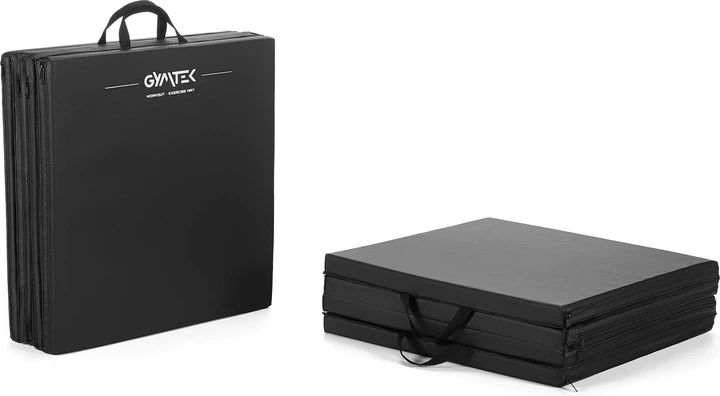Мат гімнастичний подвійний Gymtek DuoFlex G-42745 240 x 120 x 4 см Чорний (5905884427453) - Фото 6 Мат гімнастичний подвійний Gymtek DuoFlex G-42745 240 x 120 x 4 см Чорний (5905884427453) - зображення 6
