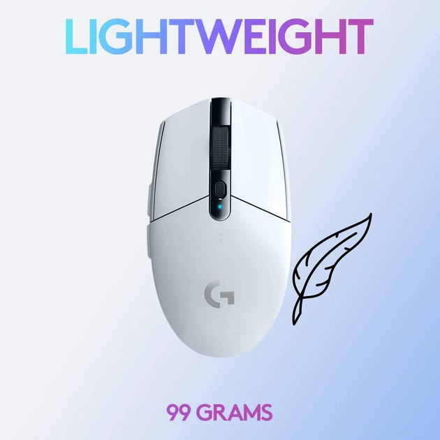Logitech G304 Wireless White – Безпровідна ігрова миша з точним керуванням - зображення 7