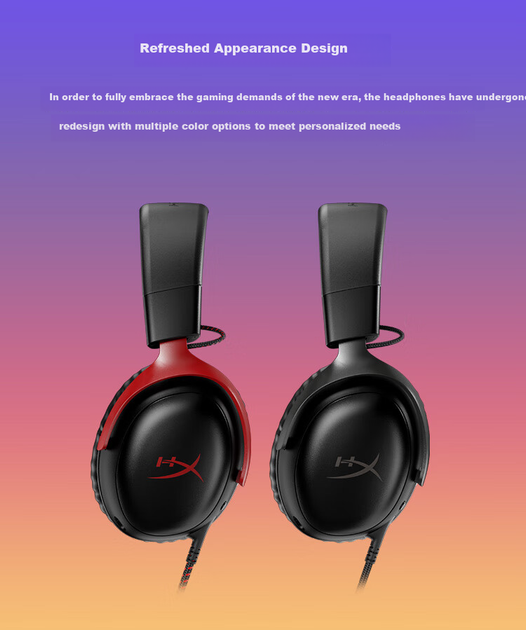 Наушники HyperX Cloud III Black-Red (727A9AA) - Фото 3 Наушники HyperX Cloud III Black-Red (727A9AA) - изображение 3