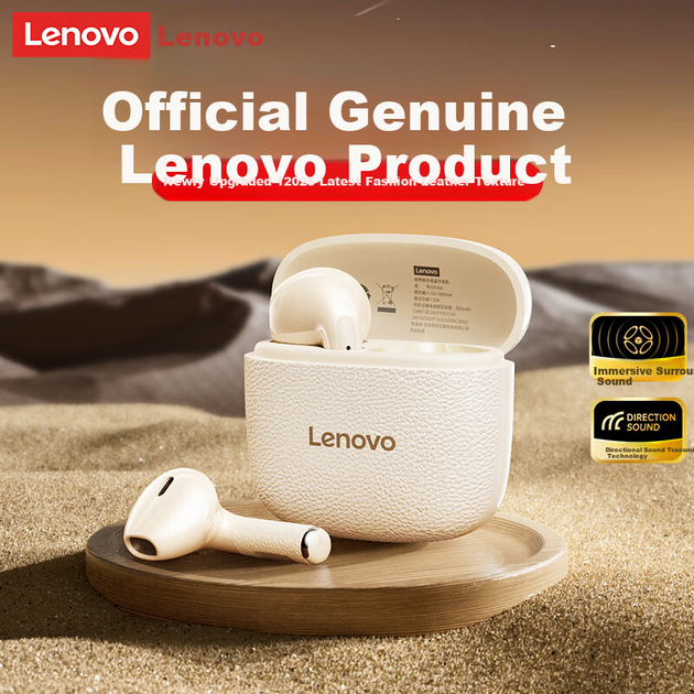 Наушники Lenovo EA166 TWS ANC Moon Rock White - изображение 2