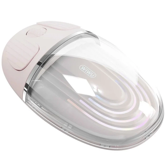 Беспроводная мышь WIWU WM109 2,4 ГГц + Bluetooth ABS-пластик 110x64,5x35 мм Розовый - Фото 4 Беспроводная мышь WIWU WM109 2,4 ГГц + Bluetooth ABS-пластик 110x64,5x35 мм Розовый - изображение 4