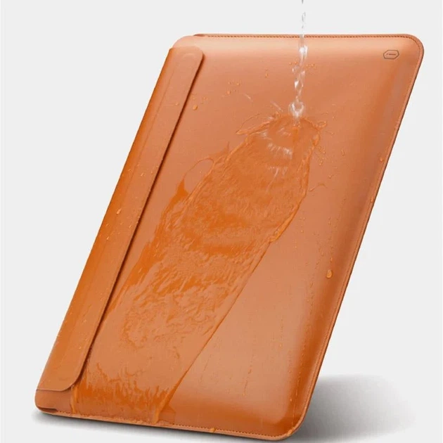 Чехол WIWU Air Skin Pro II 13.6" с подставкой искусственная кожа коричневый - изображение 7