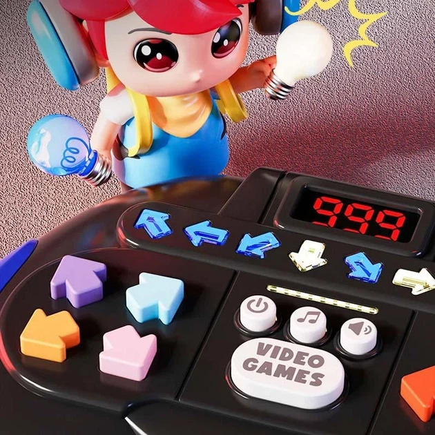 Інтерактивна консоль Ummi ME-204 Game Master (2 Gen) жовта пластикова 13х4,7х14,5 см - Фото 4 Інтерактивна консоль Ummi ME-204 Game Master (2 Gen) жовта пластикова 13х4,7х14,5 см - зображення 4