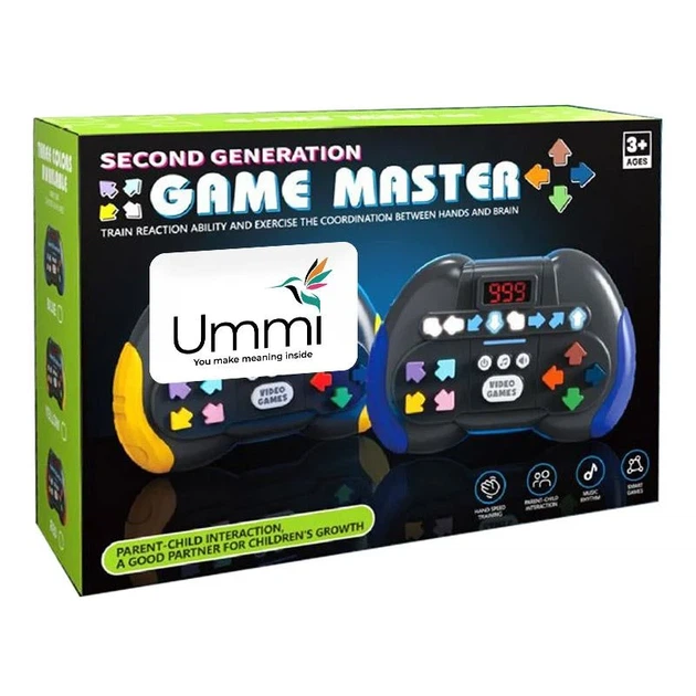 Інтерактивна консоль Ummi ME-204 Game Master (2 Gen) жовта пластикова 13х4,7х14,5 см - Фото 6 Інтерактивна консоль Ummi ME-204 Game Master (2 Gen) жовта пластикова 13х4,7х14,5 см - зображення 6