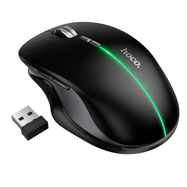 Мышка беспроводная HOCO GM40 Dixon RGB Dual-Mode Wireless Mouse - Фото 1 Мышка беспроводная HOCO GM40 Dixon RGB Dual-Mode Wireless Mouse - изображение 1