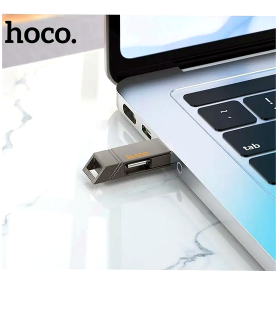 Флеш-накопитель Hoco UD15 Clever USB 3.2 Type-C 128GB для передачи данных между устройствами с высокой скоростью - изображение 8