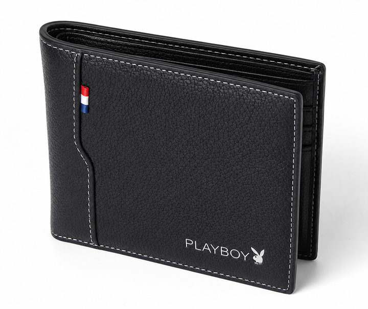 Чоловічий гаманець Playboy Black 03 - зображення 4