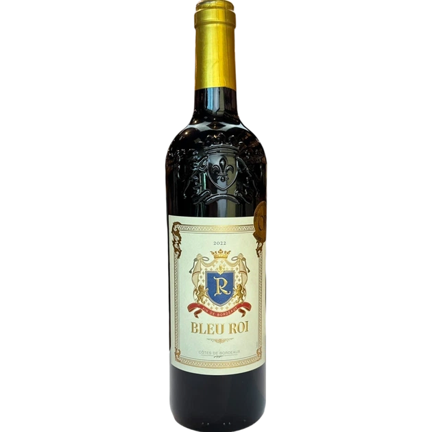 Вино Bleu Roi Мерло-Каберне червоне сухе 14% 0,75л (Франція) - Фото 1 Вино Bleu Roi Мерло-Каберне червоне сухе 14% 0,75л (Франція) - изображение 1