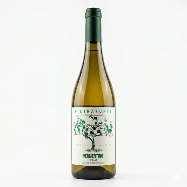 Вино Pietraforte Vermentino біле сухе 12% 0.75 л (Італія) - Фото 1 Вино Pietraforte Vermentino біле сухе 12% 0.75 л (Італія) - изображение 1