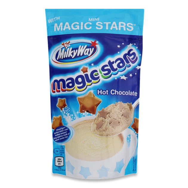 Гарячий шоколад Milky Way Magic Stars 140 г (Великобританія) - Фото 1 Гарячий шоколад Milky Way Magic Stars 140 г (Великобританія) - изображение 1