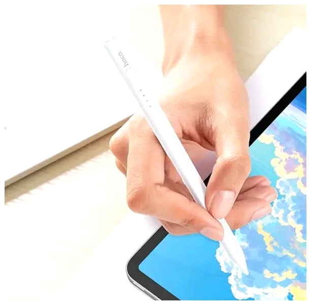 Стілус Hoco GM114 для iPad з Bluetooth розпізнавання нахилу та функцією Palm Rejection для малювання та письма - Фото 3 Стілус Hoco GM114 для iPad з Bluetooth розпізнавання нахилу та функцією Palm Rejection для малювання та письма - зображення 3