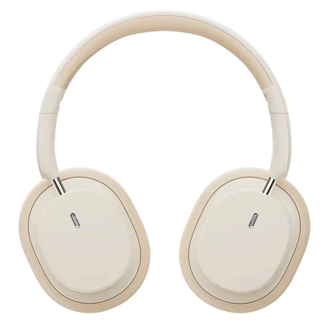 Накладні бездротові навушники Baseus Bowie D05 Bluetooth 5.3 Creamy-white - Фото 3 Накладні бездротові навушники Baseus Bowie D05 Bluetooth 5.3 Creamy-white - зображення 3
