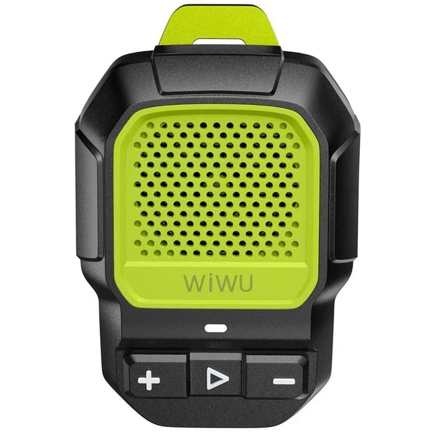 Bluetooth колонка WiWU SPK-001 Buddy Fun 5 Вт IPX5 70х70х35 мм зелёная - изображение 4