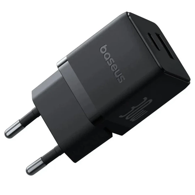 СЗУ Baseus Palm Fast Charger 30W 1USB-A 1C ABS-пластик Cluster Black - Фото 4 СЗУ Baseus Palm Fast Charger 30W 1USB-A 1C ABS-пластик Cluster Black - зображення 4