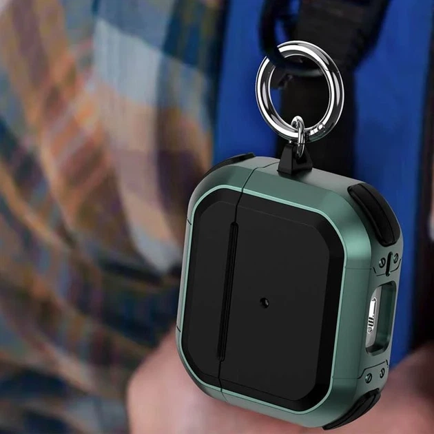 Чехол противоударный для AirPods 3 анти-удар анти-пыль пластик Apple Green - Фото 3 Чехол противоударный для AirPods 3 анти-удар анти-пыль пластик Apple Green - изображение 3