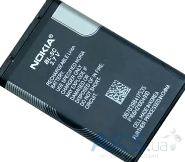 Акумулятор BL-5C для Nokia 6230i литий-ионный для восстановления автономности и производительности смартфона - изображение 5