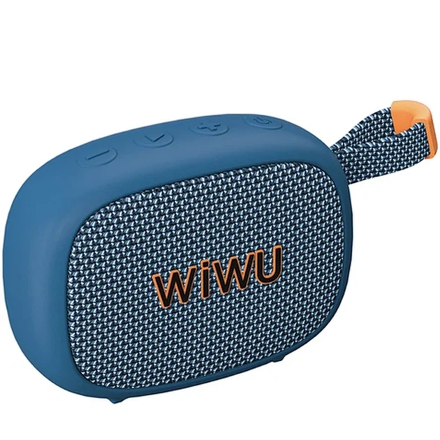 Bluetooth колонка WIWU H1 Go Fun 5 Вт моно IPX6 синяя - изображение 3