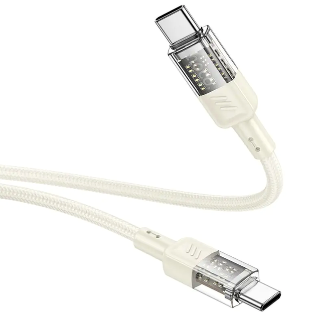 Кабель Hoco U129 Spirit Type-C для швидкого заряджання та передавання даних 60 W чорний 1.2 м для смартфонів і ноутбуків - Фото 8 Кабель Hoco U129 Spirit Type-C для швидкого заряджання та передавання даних 60 W чорний 1.2 м для смартфонів і ноутбуків - зображення 8