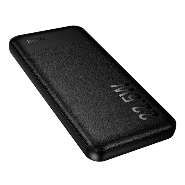 Портативне ЗУ Power Bank Hoco J159 10000 mAh 22,5W вогнестійкий ABS чорний 143,5х68х16 мм - Фото 4 Портативне ЗУ Power Bank Hoco J159 10000 mAh 22,5W вогнестійкий ABS чорний 143,5х68х16 мм - зображення 4