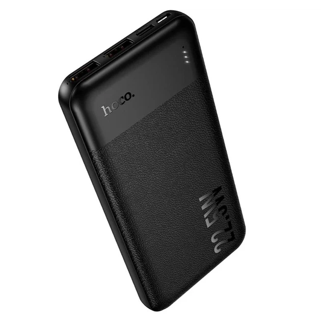 Портативне ЗУ Power Bank Hoco J159 10000 mAh 22,5W вогнестійкий ABS чорний 143,5х68х16 мм - Фото 6 Портативне ЗУ Power Bank Hoco J159 10000 mAh 22,5W вогнестійкий ABS чорний 143,5х68х16 мм - зображення 6