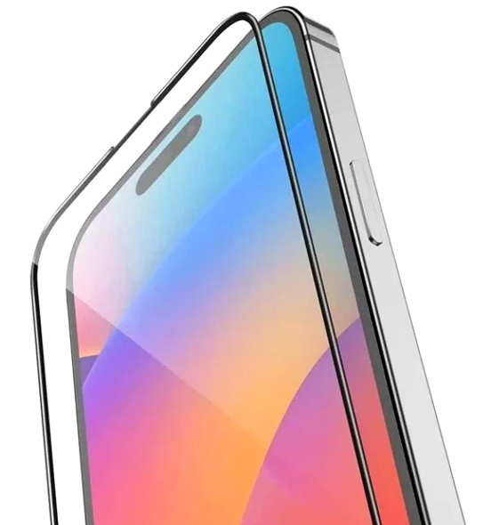 Защитное стекло KingKong Diamond Glass для Apple iPhone 15 16 глянцевое 5D с рамкой для защиты экрана - изображение 7