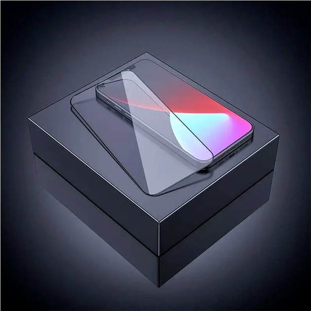 Защитное стекло Ceramic для iPhone 12 12 Pro гибкое черное для защиты экрана от ударов и царапин - Фото 10 Защитное стекло Ceramic для iPhone 12 12 Pro гибкое черное для защиты экрана от ударов и царапин - изображение 10