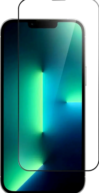 Защитное стекло 5D Premium для iPhone 13 Pro Max и 14 Plus черное противоударное покрытие для защиты экрана - изображение 5