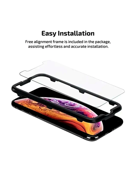 Защитное стекло 2.5D для Apple iPhone XS Max и 11 Pro Max прозрачное для защиты экрана от ударов и царапин - Фото 4 Защитное стекло 2.5D для Apple iPhone XS Max и 11 Pro Max прозрачное для защиты экрана от ударов и царапин - изображение 4