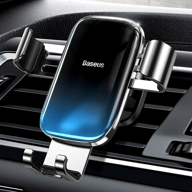 Автодержатель Baseus Glaze универсальный холдер для телефона с диагональю 4,7-6,5 дюймов для крепления в автомобиле - Фото 3 Автодержатель Baseus Glaze универсальный холдер для телефона с диагональю 4,7-6,5 дюймов для крепления в автомобиле - изображение 3