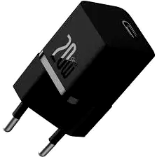 Мережевий зарядний пристрій Baseus GaN5 20 W USB Type-C для швидкого заряджання смартфонів і планшетів - зображення 4