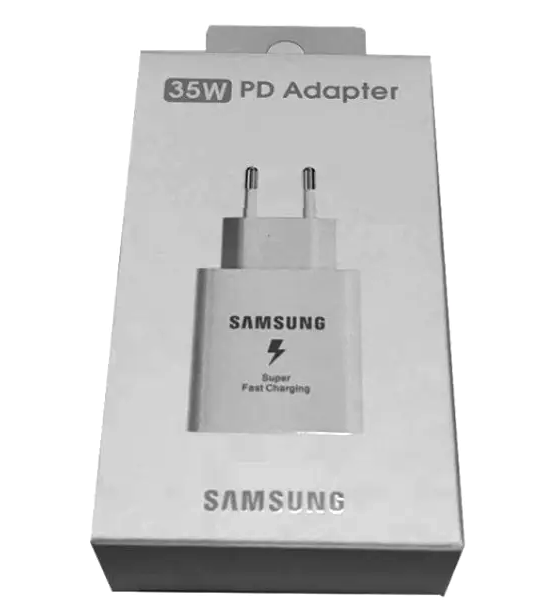 Сетевое зарядное устройство Samsung S22 35W с кабелем Type-C для быстрой зарядки смартфонов и планшетов - изображение 4