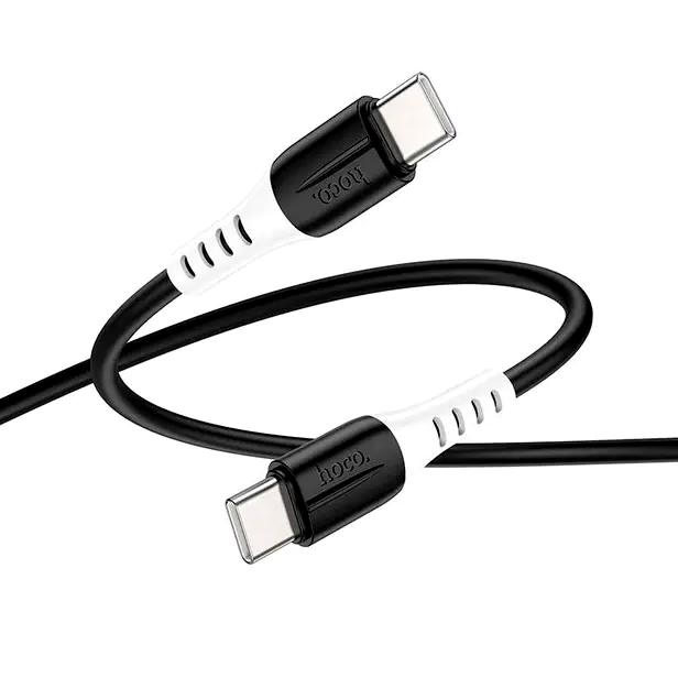 Кабель Hoco X82 Lightning Type-C для быстрой зарядки и передачи данных черный 20 Вт 1 м 3 А - изображение 9