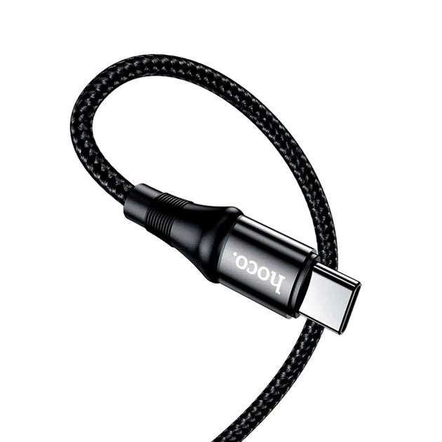 Кабель Hoco X50 Micro USB для зарядки и передачи данных с током 2.4A длиной 1м черный - Фото 6 Кабель Hoco X50 Micro USB для зарядки и передачи данных с током 2.4A длиной 1м черный - изображение 6
