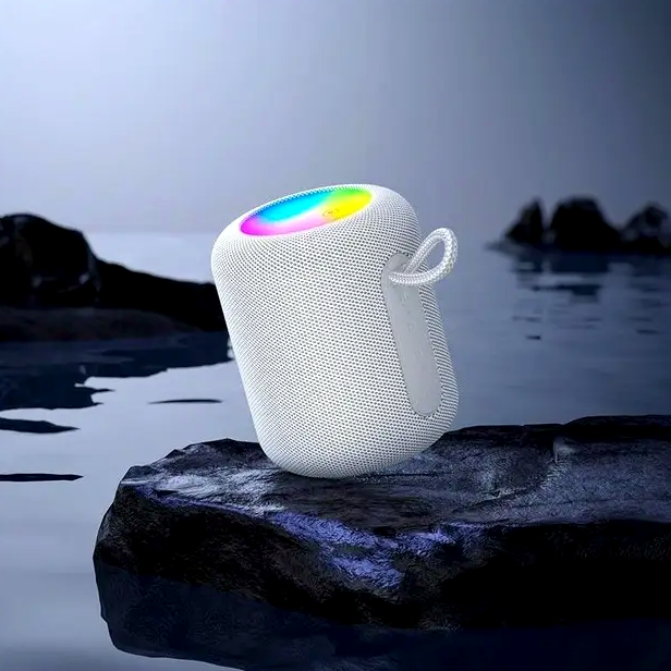 Портативная Bluetooth колонка Hoco HC30 Oceano для музыки и подкастов с FM радио и функцией TWS серый - изображение 6