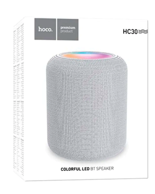 Портативная Bluetooth колонка Hoco HC30 Oceano для музыки и подкастов с FM радио и функцией TWS серый - изображение 10