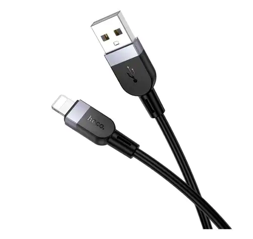 Кабель Hoco X109 Energy силіконовий для заряджання та передавання даних iPhone iPad довжина 2 метри чорний - Фото 4 Кабель Hoco X109 Energy силіконовий для заряджання та передавання даних iPhone iPad довжина 2 метри чорний - зображення 4