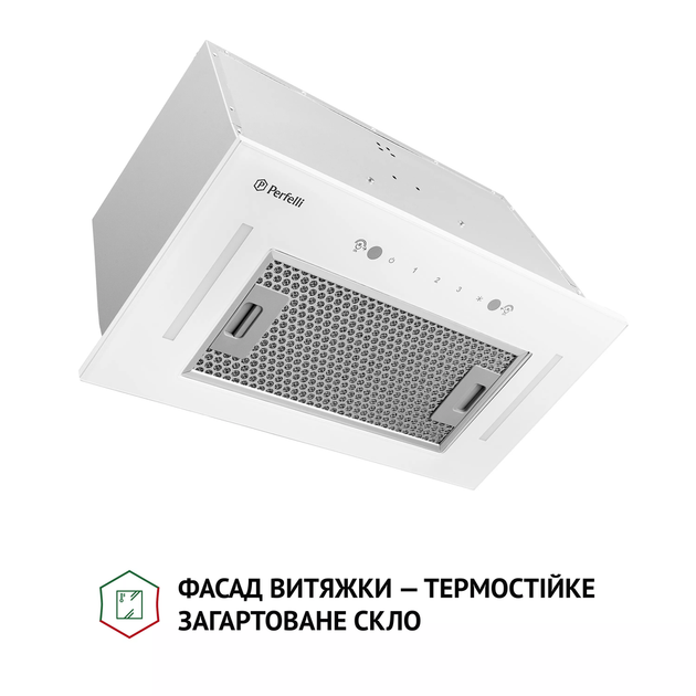 Витяжка PERFELLI BIS 58844 WH 1200 LED - изображение 2
